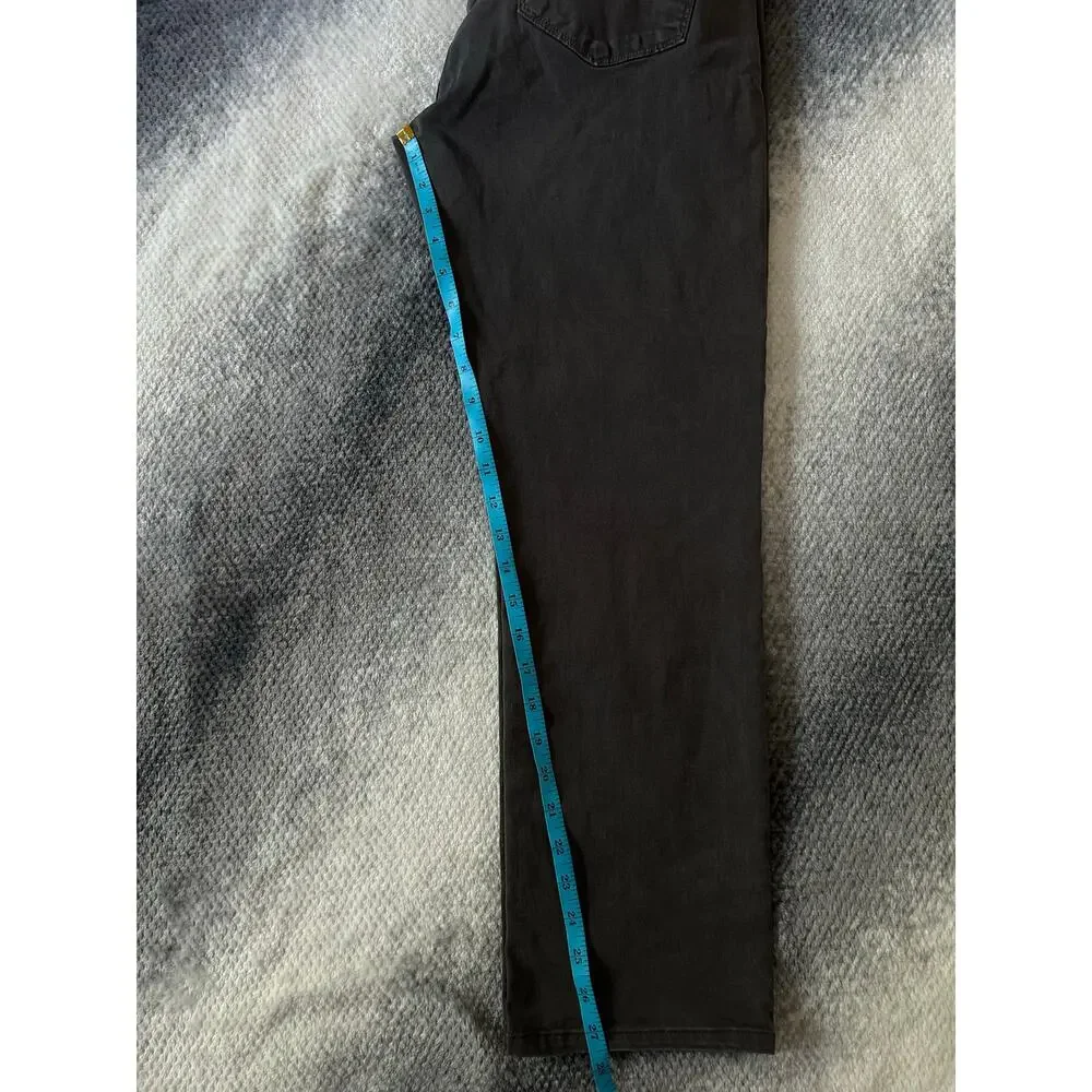 Paige Mens Federal Slim Straight Leg Twill Dark Gray Pants Size 33 Business - Picture 9 of 11